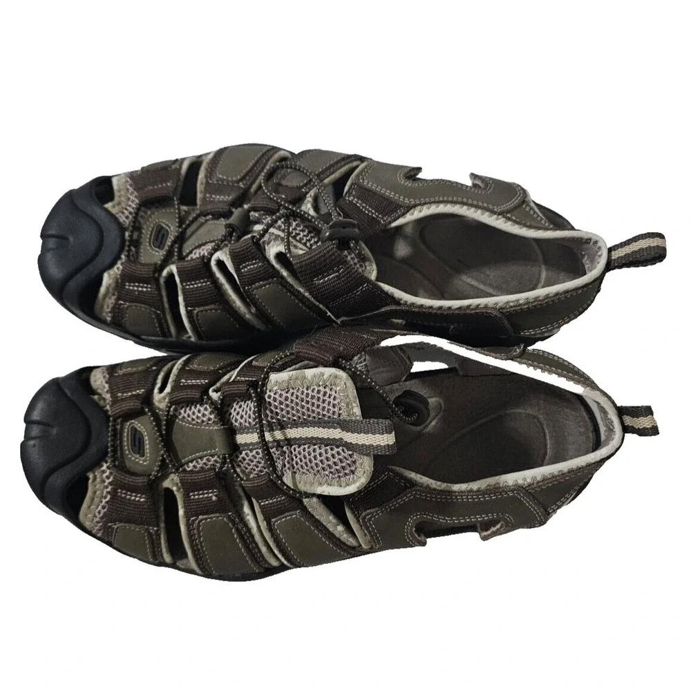 Skechers - Hiking Sandals Fisherman 50492 Water Trail -Green/Gray  Men's Size 10